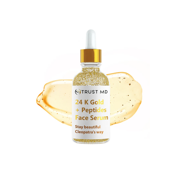 24K Gold + Multi-Peptides Serum – TrustMD | Skincare Science