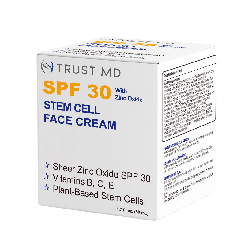 Sun Defense Sun Defense SPF 30 Face Cream + Vitamins – TrustMD | Skincare Science