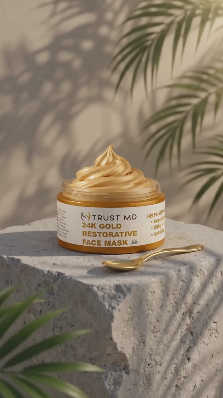 24K Restorative Gold Face Mask – TrustMD | Skincare Science