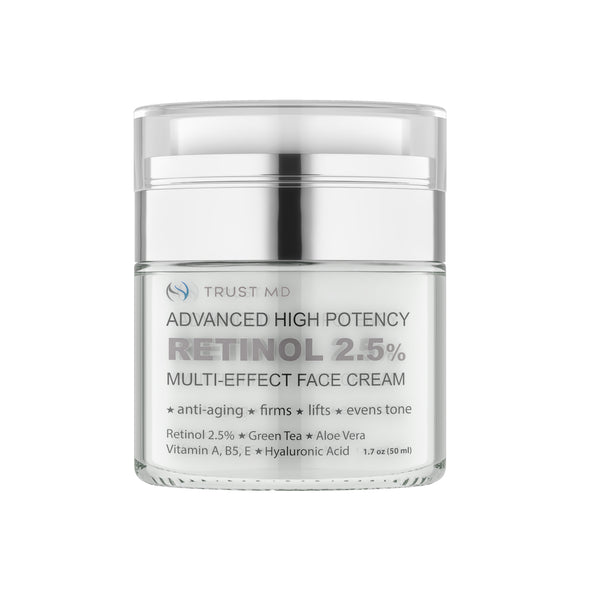 Anti Aging Retinol 2.5% Face Cream – TrustMD | Skincare Science