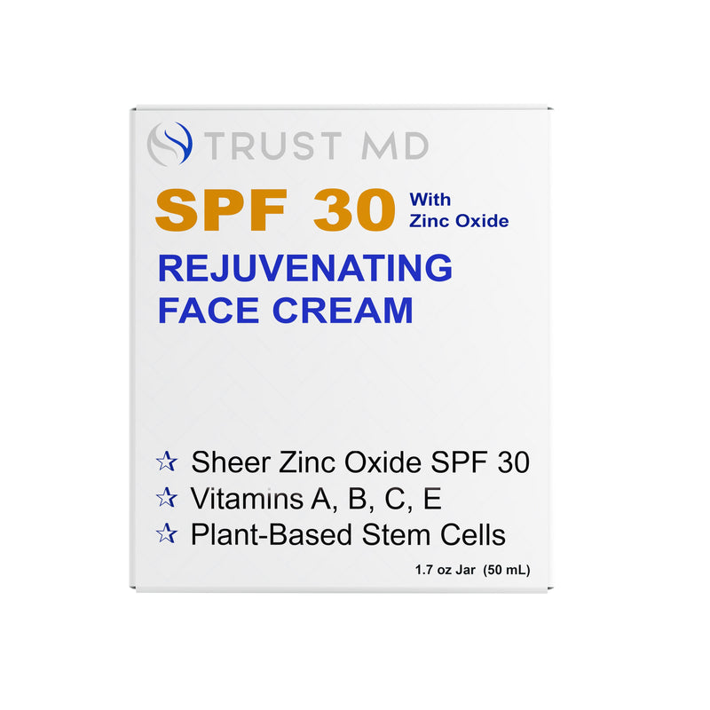 SPF 30 Face Cream- Zinc, Vitamin A, B, C, & E