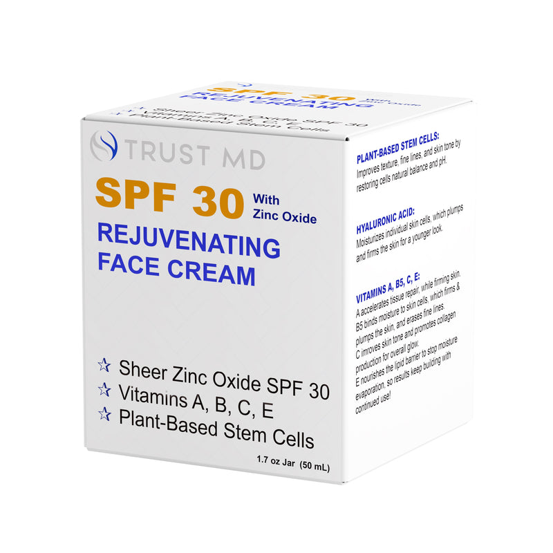 SPF 30 Face Cream- Zinc, Vitamin A, B, C, & E